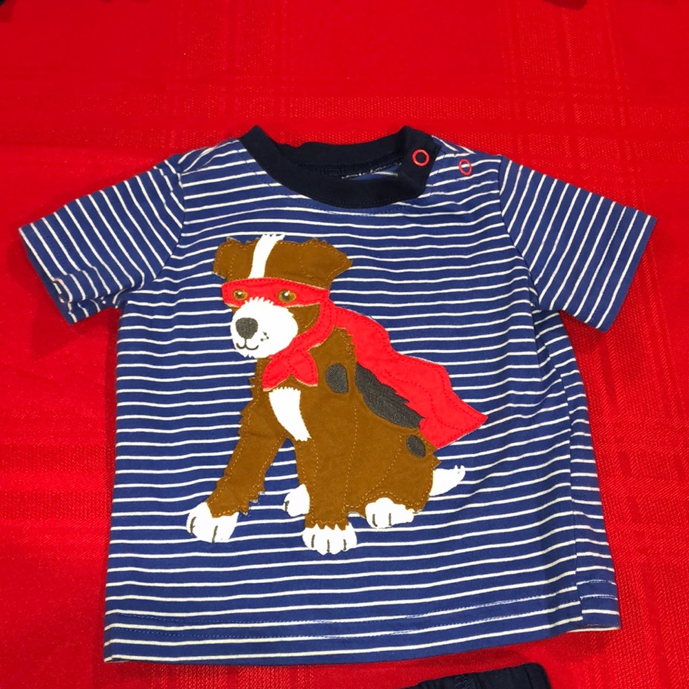 Blue with white Lines  matching Piece
